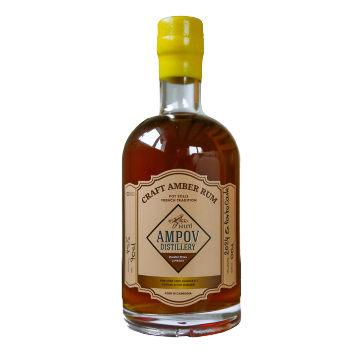 Ampov Rhum Ambré "Ex Cognac Cask", 45°