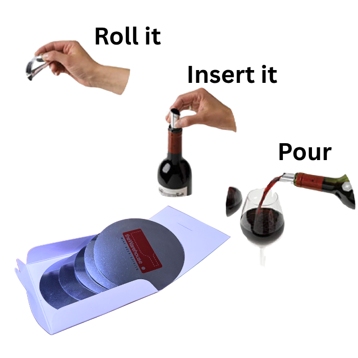 The Warehouse Wine Pourer Disc (Drop-stop) 5pcs