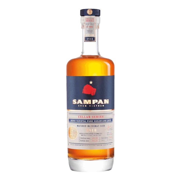 SAMPAN Cellar Series 2018 Cask Strengh agricole rhum 55.9% 700ml