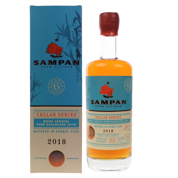 Sampan Cellar Series 2018 Ex-Cognac 6Y 45%